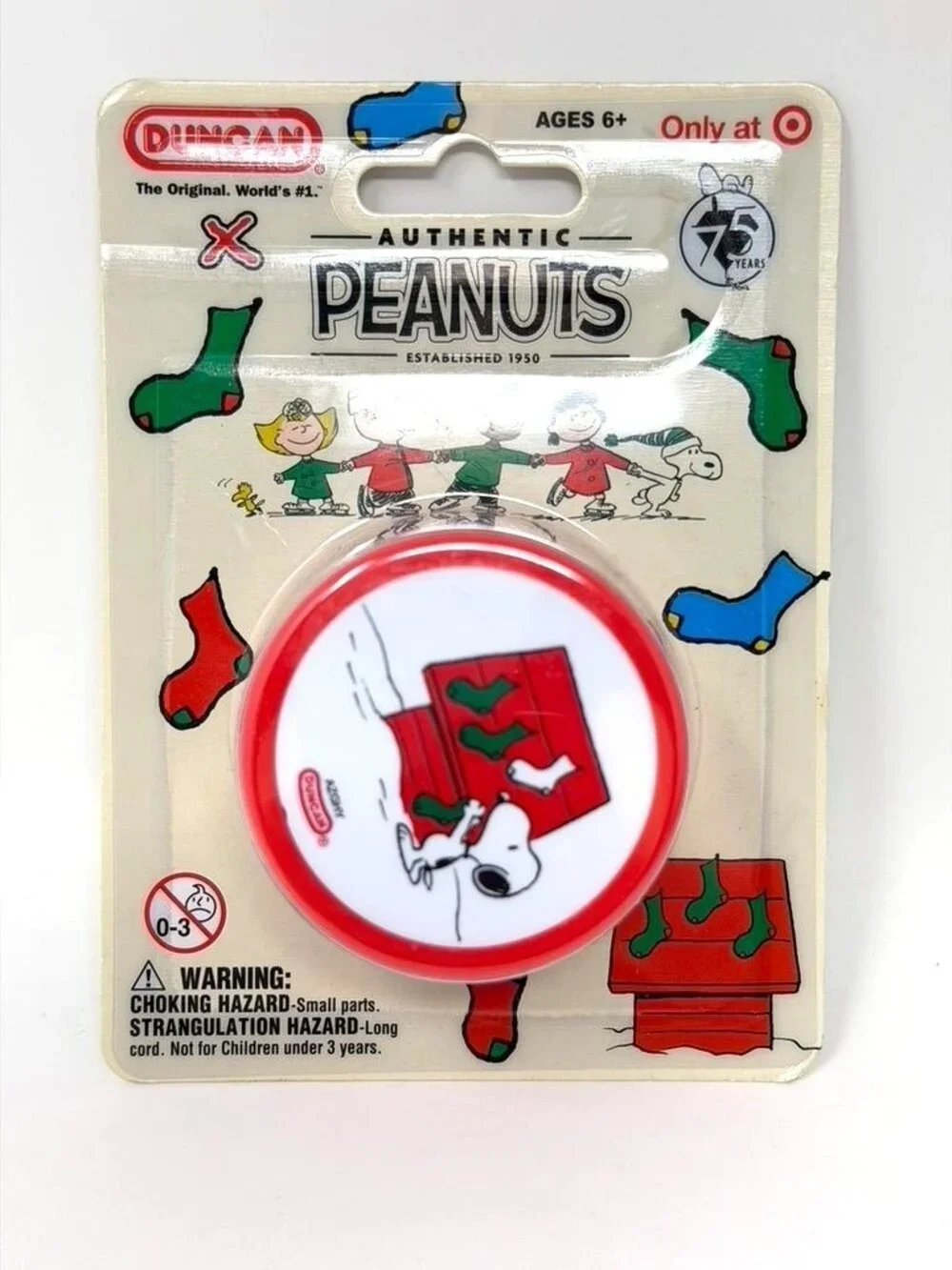 Duncan Butterfly Yo-Yo Holiday Peanuts Snoopy Authentic Exclusive Target